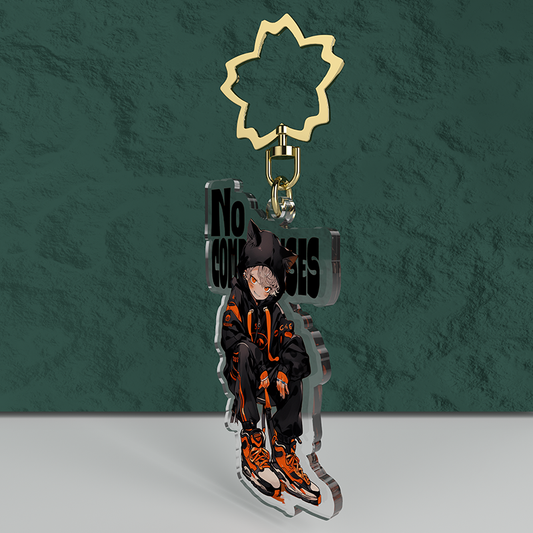 Custom Transparent acrylic keychain - meidaip