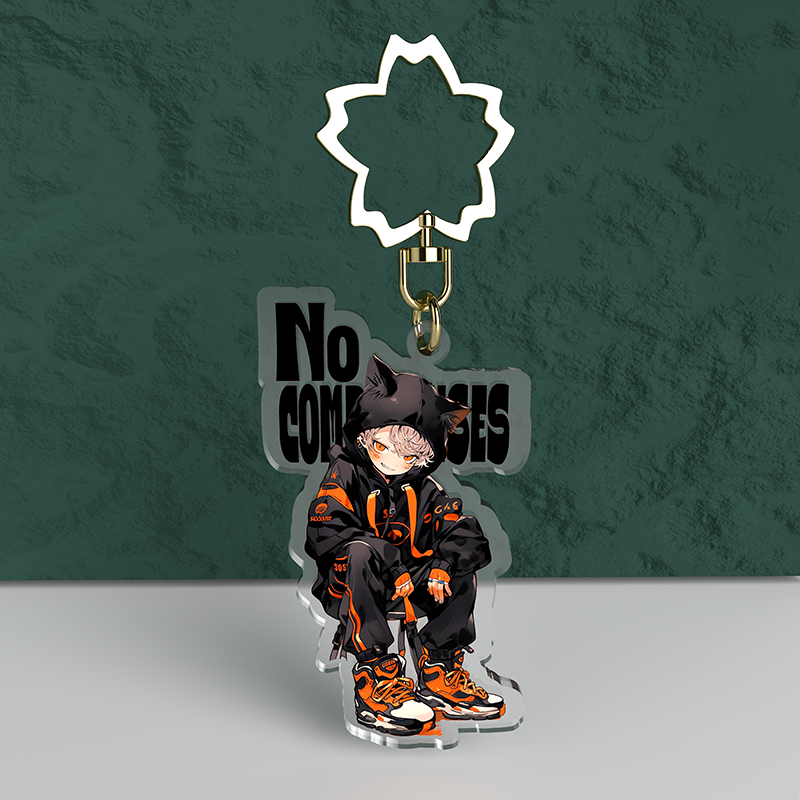 Custom Transparent acrylic keychain - meidaip