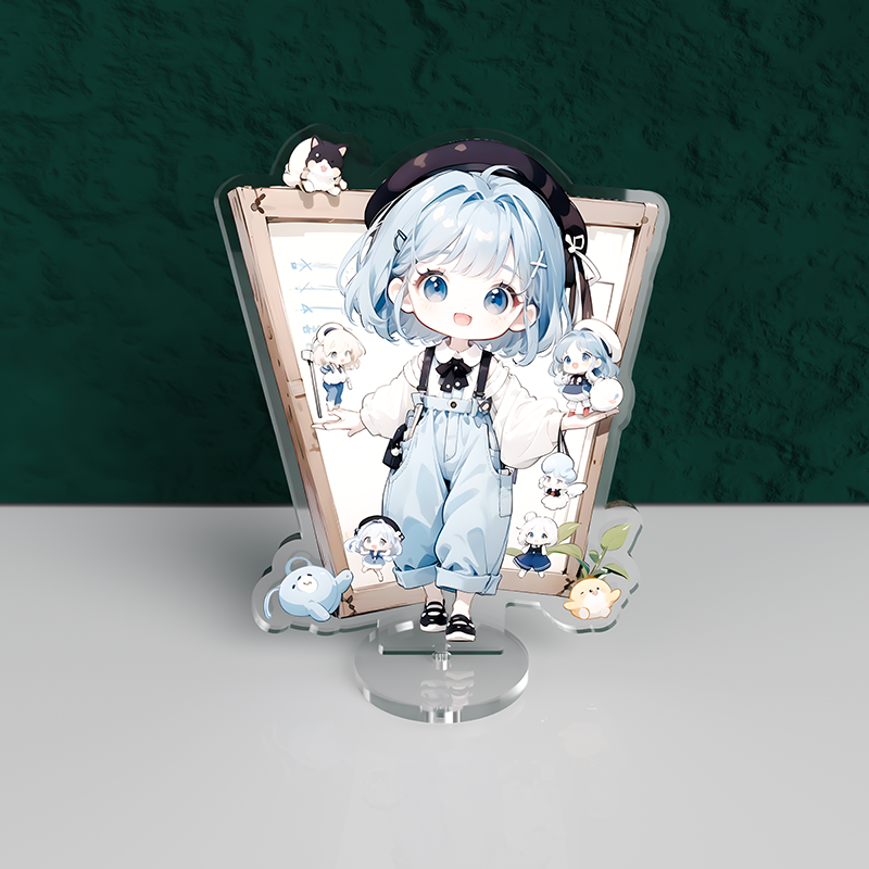 Custom Rotating Acrylic Display Standee - meidaip