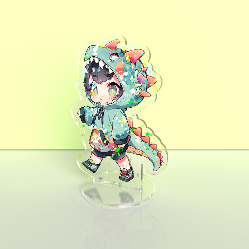 Custom Holographic Acrylic Standee - meidaip