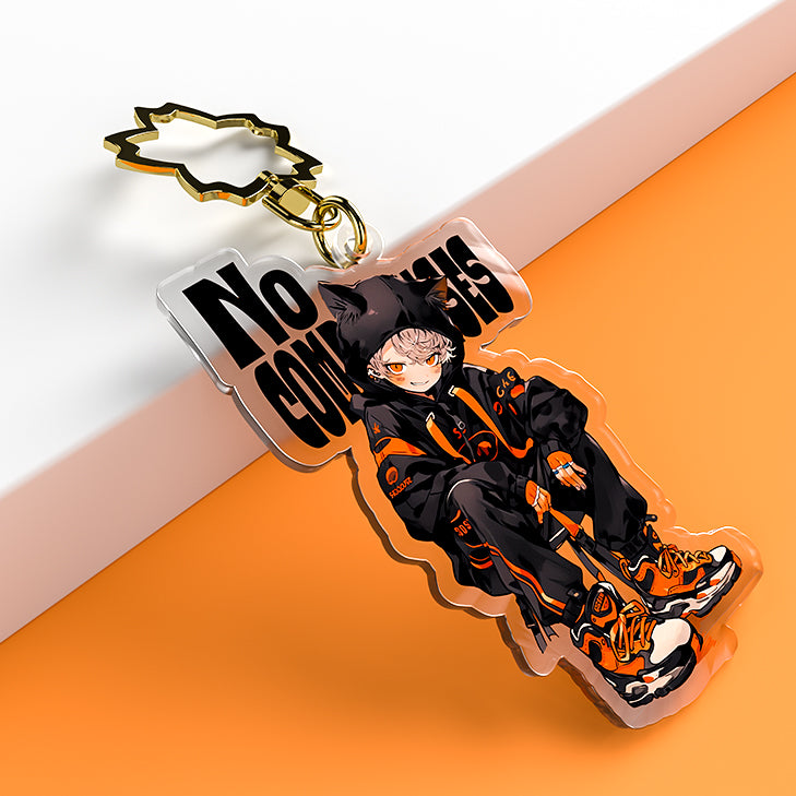 Custom Transparent acrylic keychain - meidaip