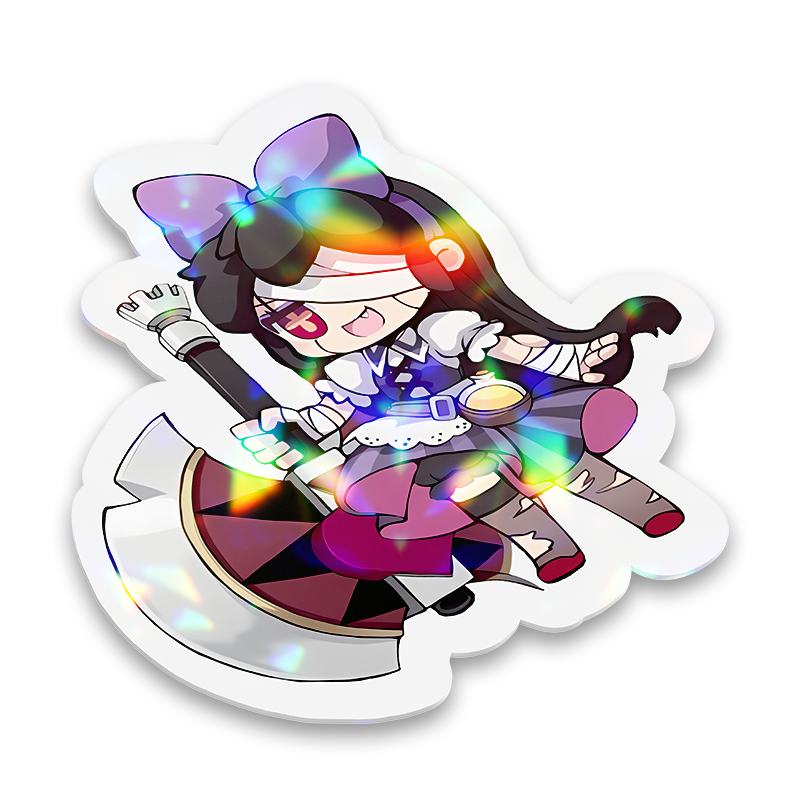 Custom Clear Holographic Stickers