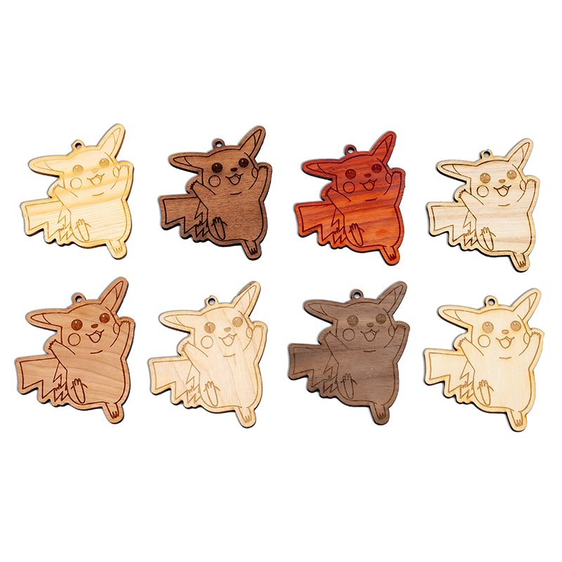 Custom Wooden Laser Engraved Keychain - meidaip