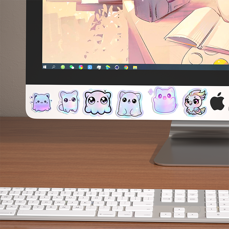 Custom Vinyl Holographic Stickers - meidaip