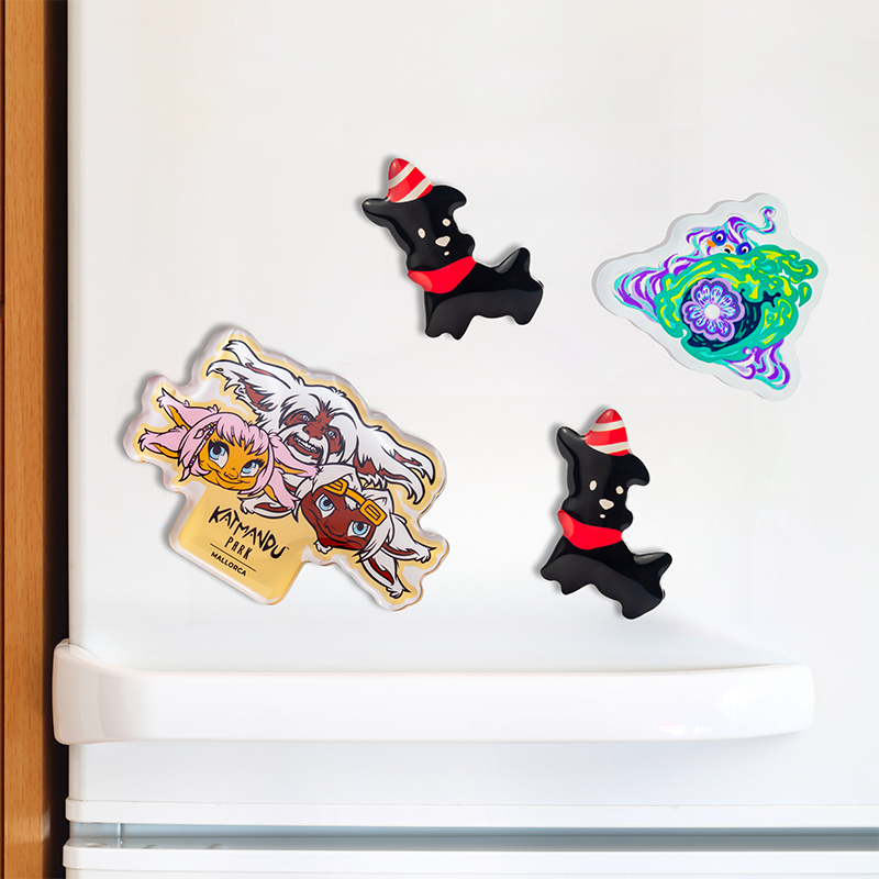 Custom Non Clear Acrylic Fridge Magnets - meidaip