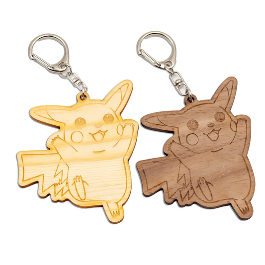 Custom Wooden Laser Engraved Keychain - meidaip