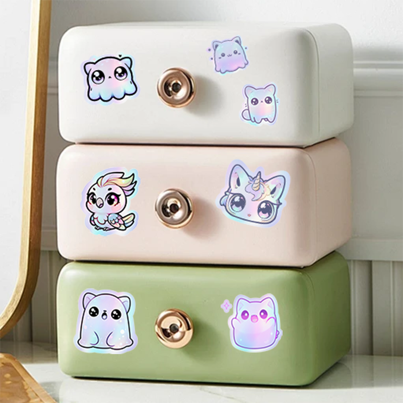 Custom Vinyl Holographic Stickers - meidaip