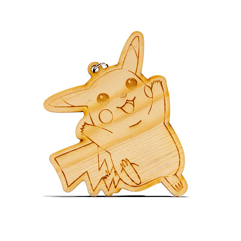 Custom Wooden Laser Engraved Keychain - meidaip