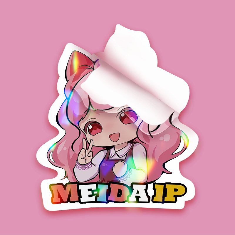 Custom Clear Holographic Stickers