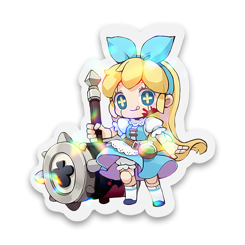 Custom Clear Holographic Stickers