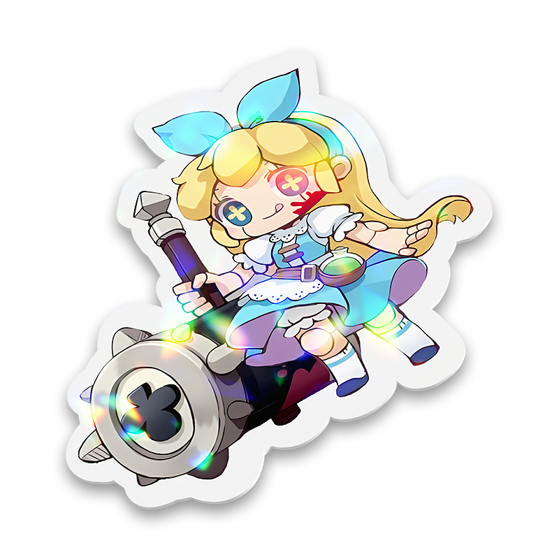 Custom Clear Holographic Stickers
