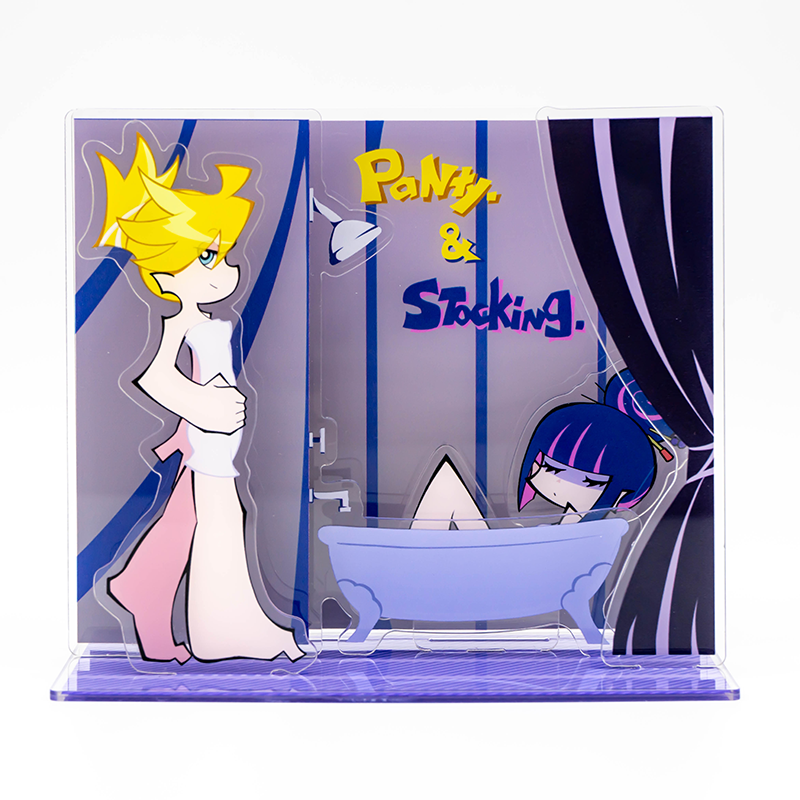 Collaborative Artist 3qaq Panty & Stocking Arcylic Standee