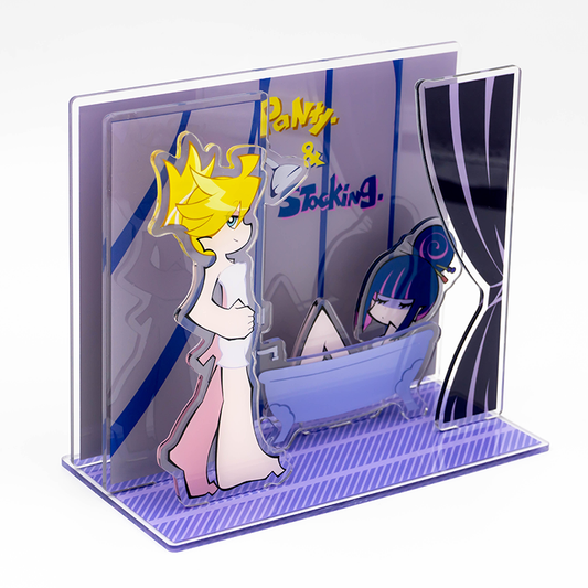 Collaborative Artist 3qaq Panty & Stocking Arcylic Standee