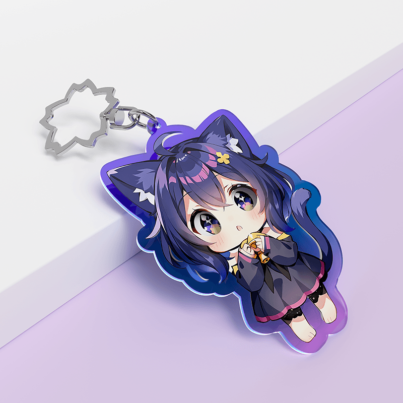 Custom 3D Eye Effect Keychain - meidaip