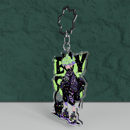 Custom Holographic Flash Keychain