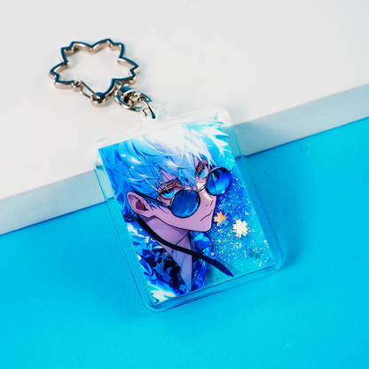 Custom Acrylic Liquid Sand Keychain