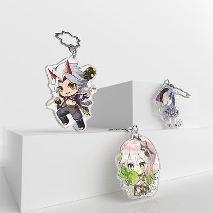 Custom Crystal Acrylic Keychains/Charms