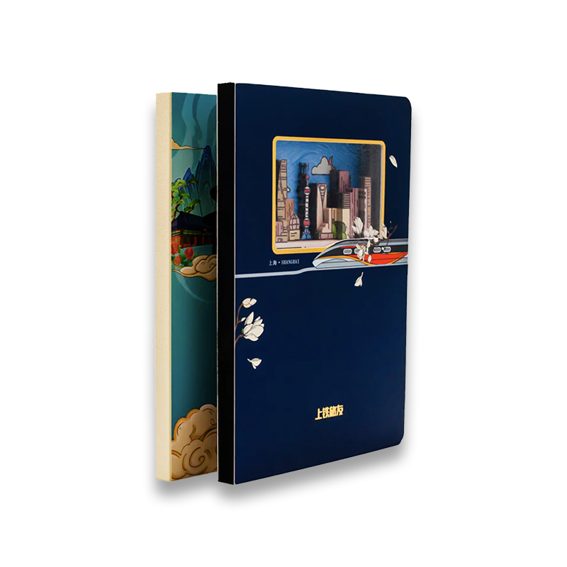 Custom Die-Cut 3D Notebook（80 Pages） - meidaip