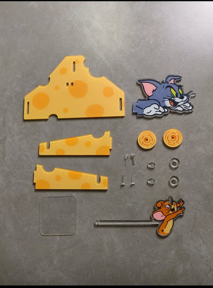 Tom and Jerry Wall-mounted Paper Towel Holder (No Drilling Required)